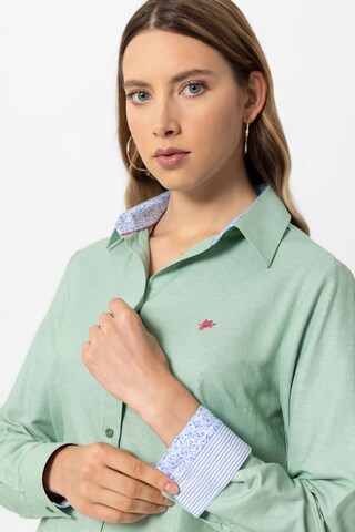 DENIM CULTURE Bluse 'NIHAN' i grøn