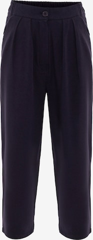 mėlyna Anou Anou Standartinis Klostuotos kelnės: priekis