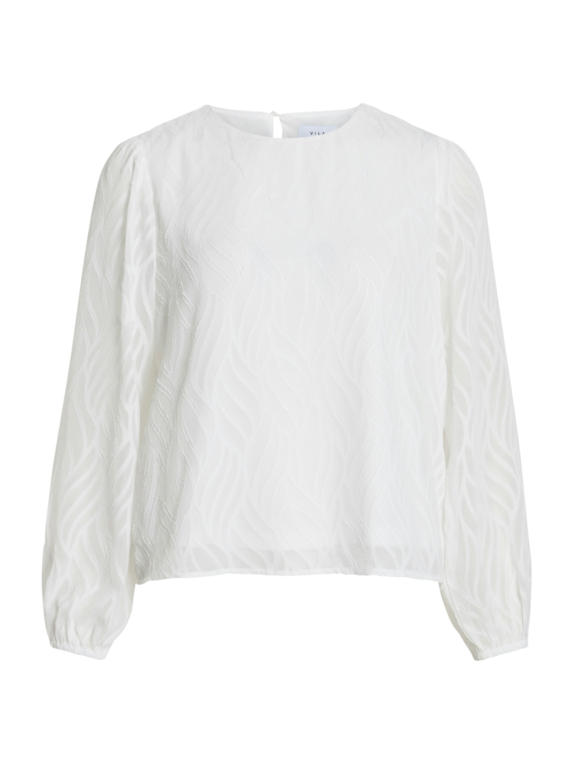 VILA Блуза 'VIMIKA' в бяло: отпред