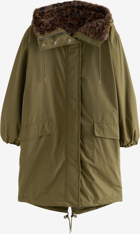 žalia Next Demisezoninis paltas: priekis
