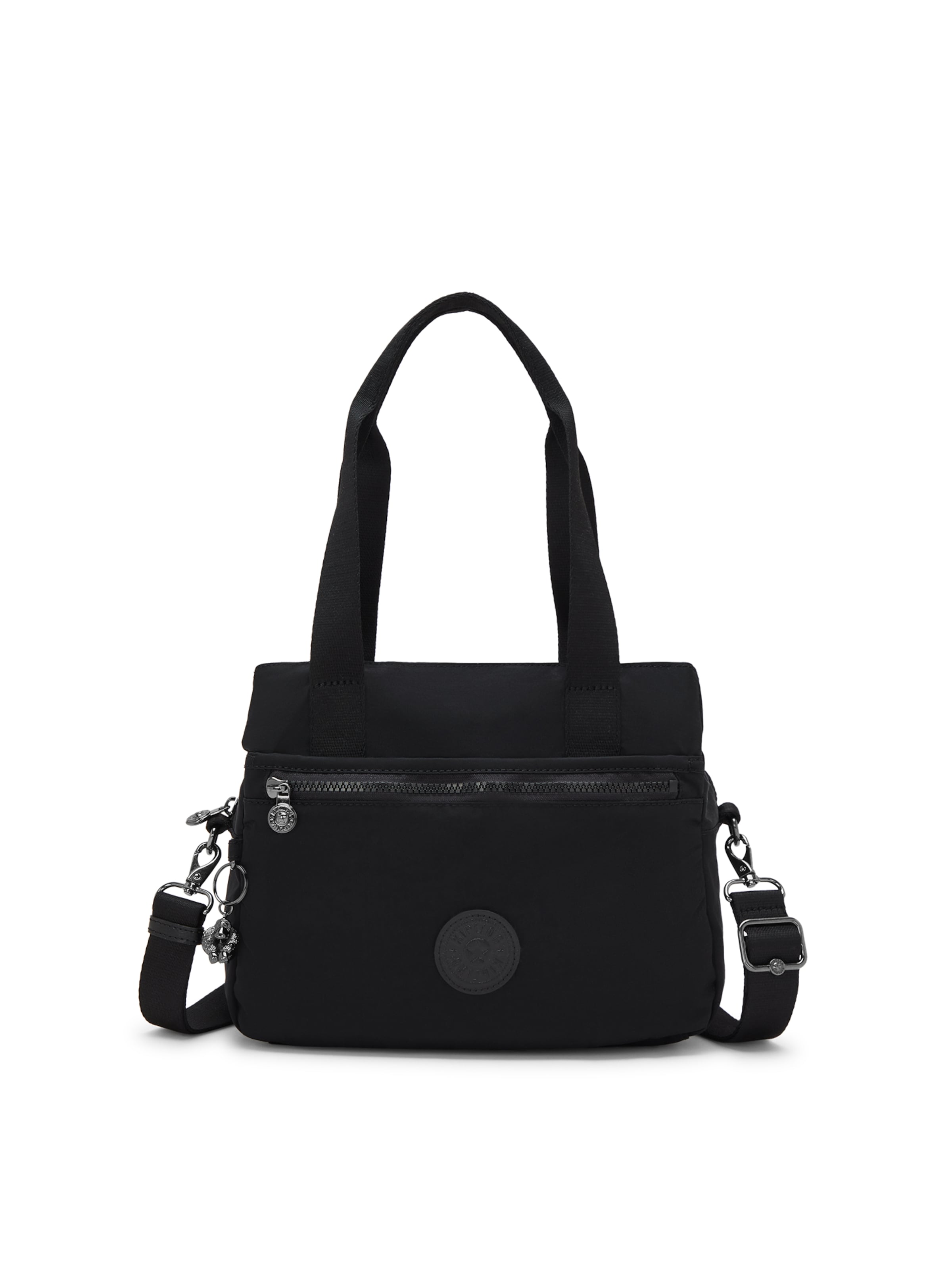 KIPLING - Bolso de hombro 'Elysiana' en negro: frente