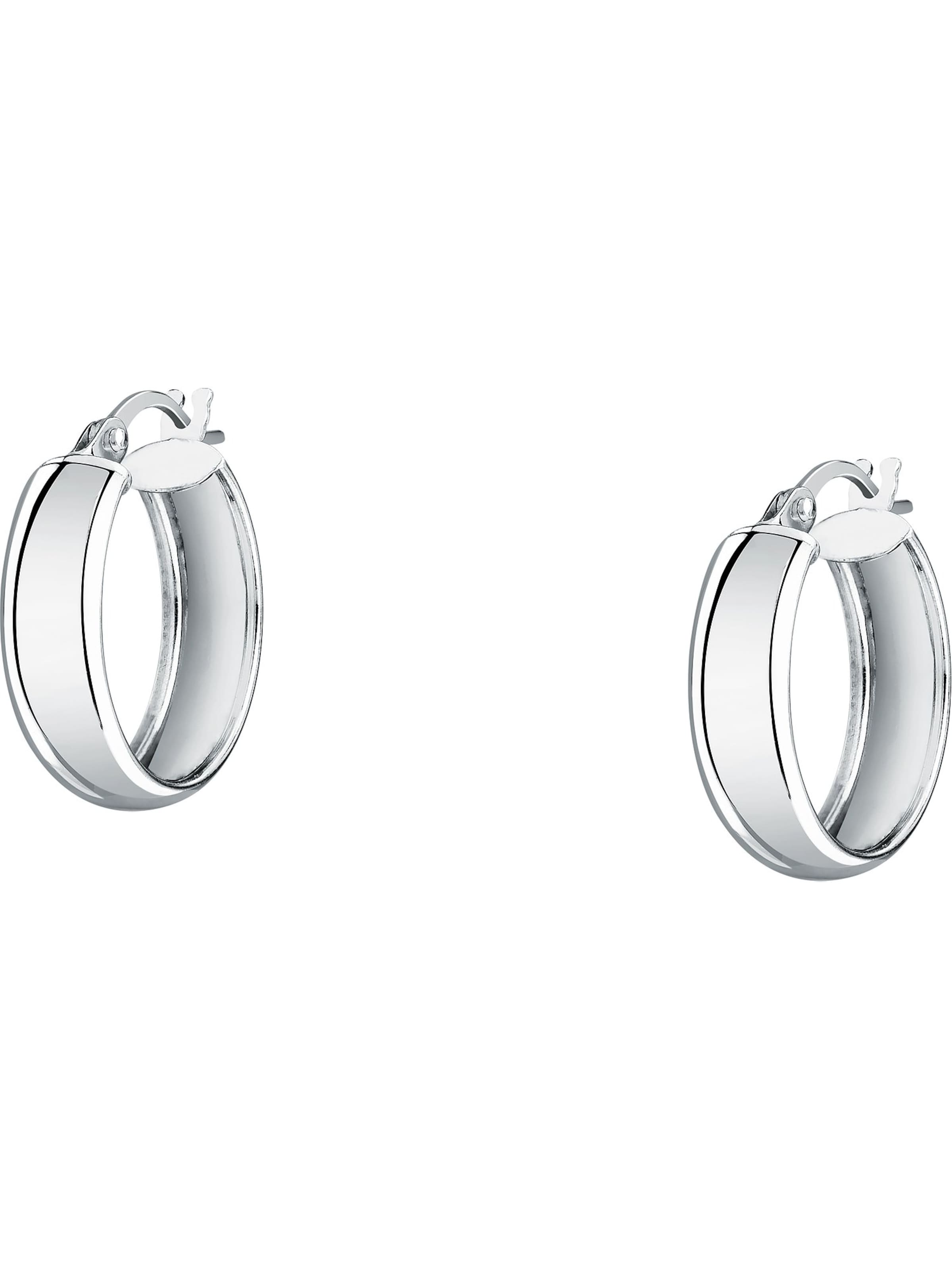 CHRIST Ohrringe in Weiß: Vorderseite