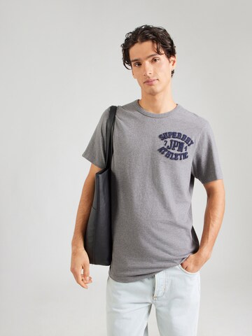 Superdry Tričko 'Vintage Athletic' – šedá: přední strana