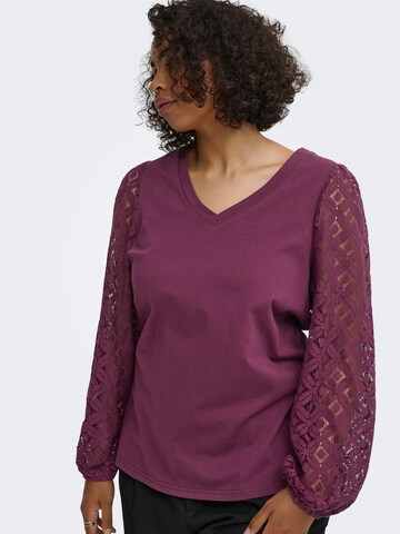 ONLY Carmakoma Blouse 'CAREffie' in Rood
