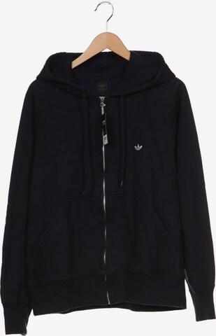 ADIDAS ORIGINALS Sweatshirt & Zip-Up Hoodie in XL in Blue: front