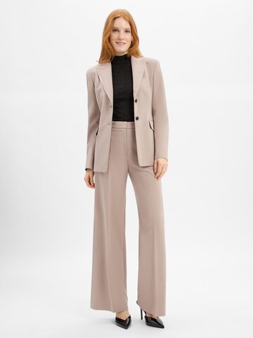 Regular Pantalon à pince 'Hasmina' HUGO en marron