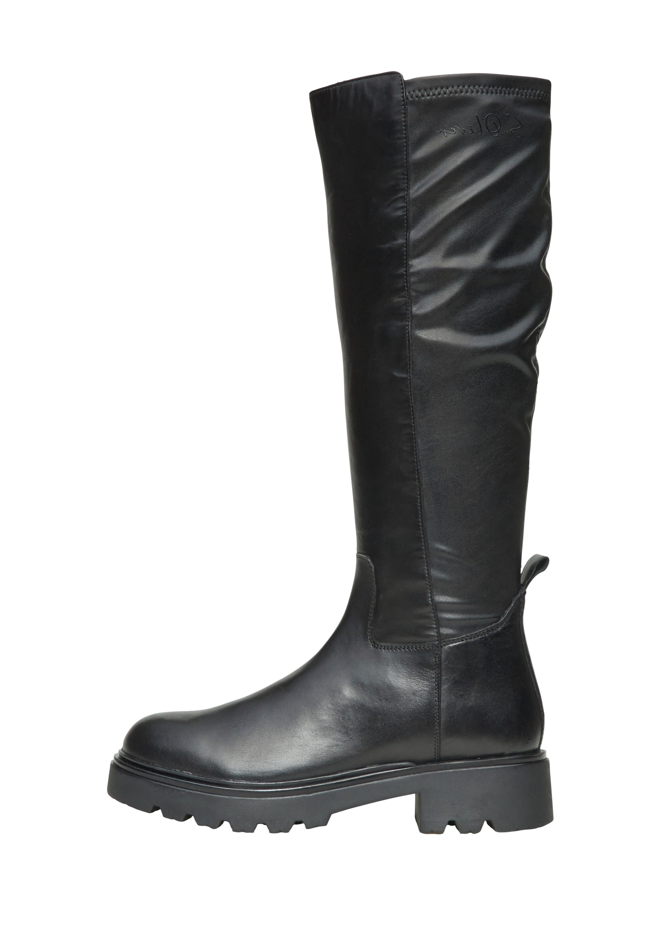 s.Oliver Stiefel in Schwarz: Vorderseite