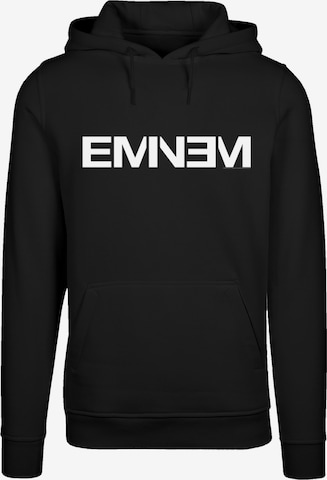 F4NT4STIC Sweatshirt 'Eminem Rap Music' in Black: front