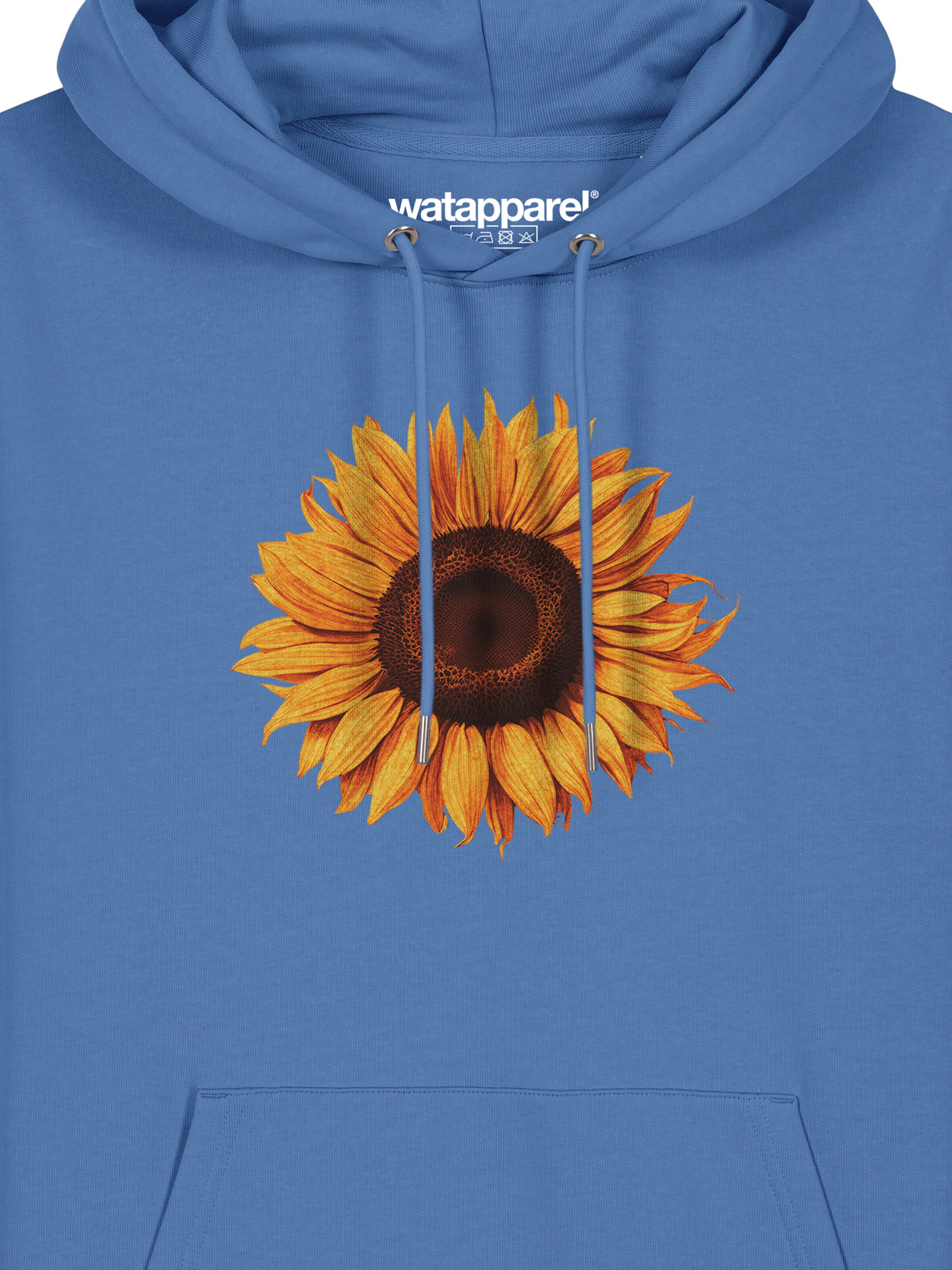 Watapparel Sweatshirt ' Sonnenblume ' in Blau