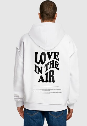 Merchcode Sweatshirt 'Love In The Air' in Weiß: predná strana