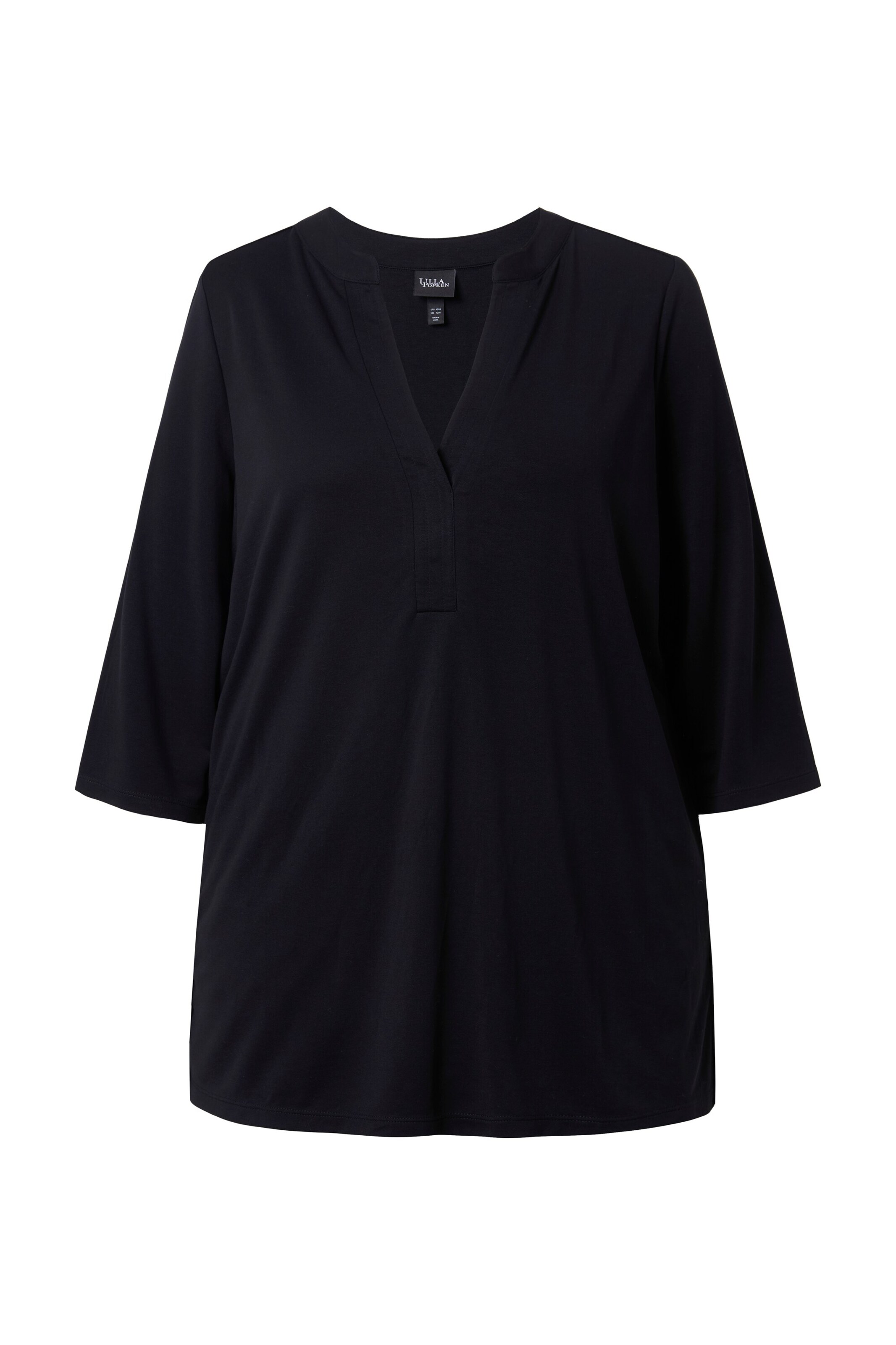 Ulla Popken Shirt in Black: front