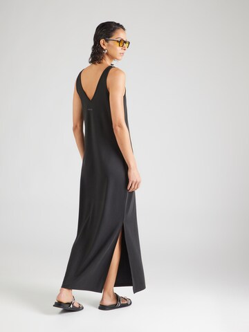 Karo Kauer Kleid in Schwarz