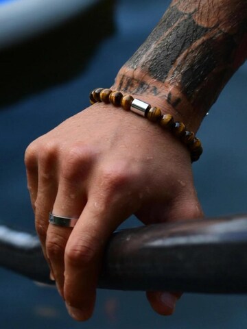 Eternal Bracelet 'Natur Perlen' in Orange