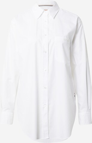 BOSS - Blusa 'Bostucci' en blanco: frente