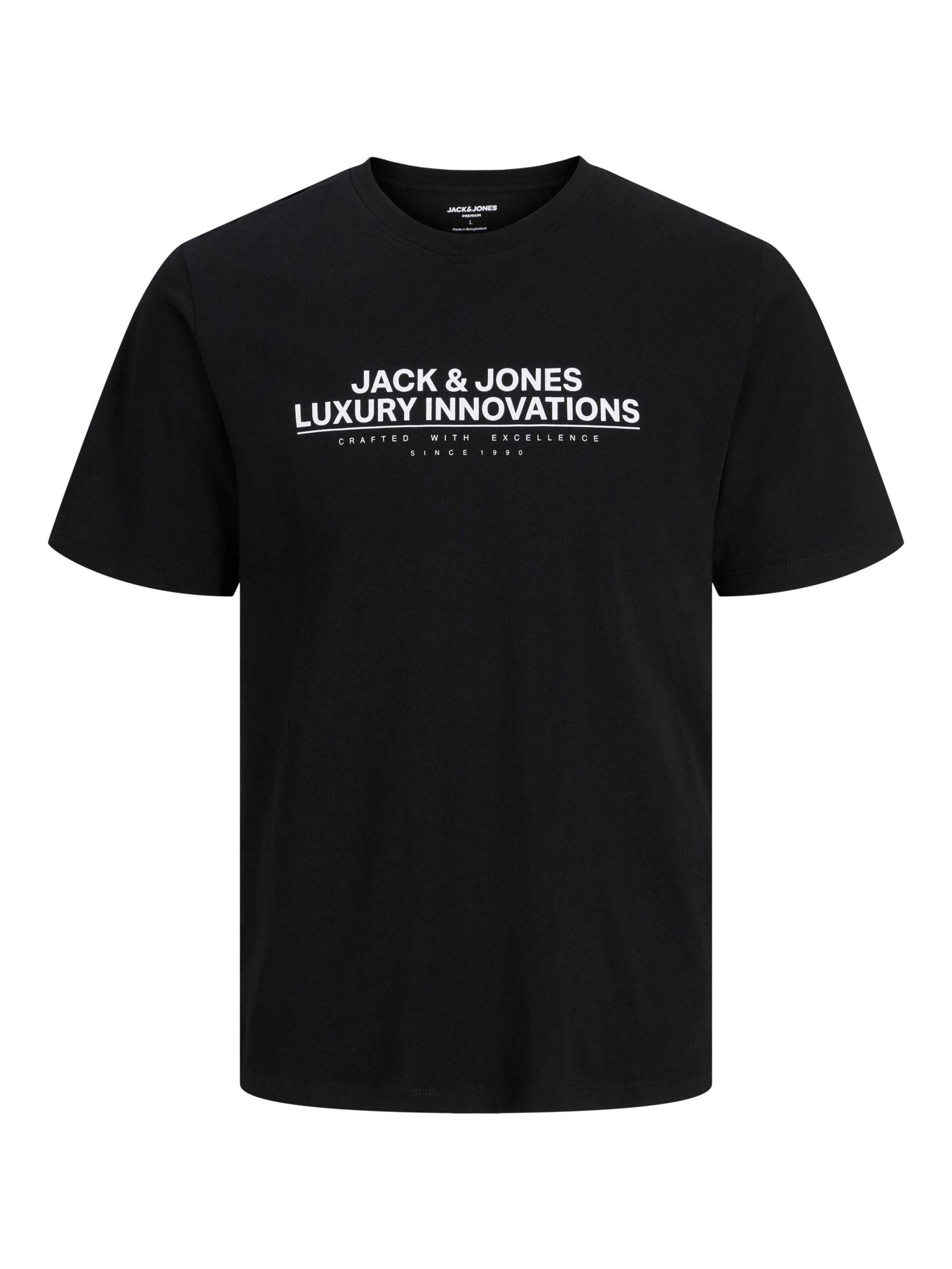T-Shirt JACK & JONES en noir : devant
