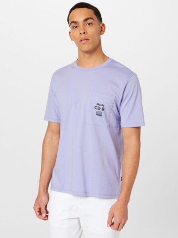 T-Shirt 'Vibes' BOSS Orange en violet : devant