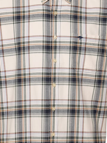 FYNCH-HATTON Regular fit Button Up Shirt in Beige