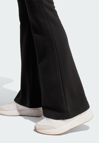 ADIDAS SPORTSWEAR Flared Workout Pants 'Seasonal Essentials' in Black