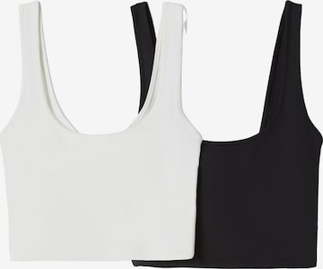 Bershka Top - fekete: elől