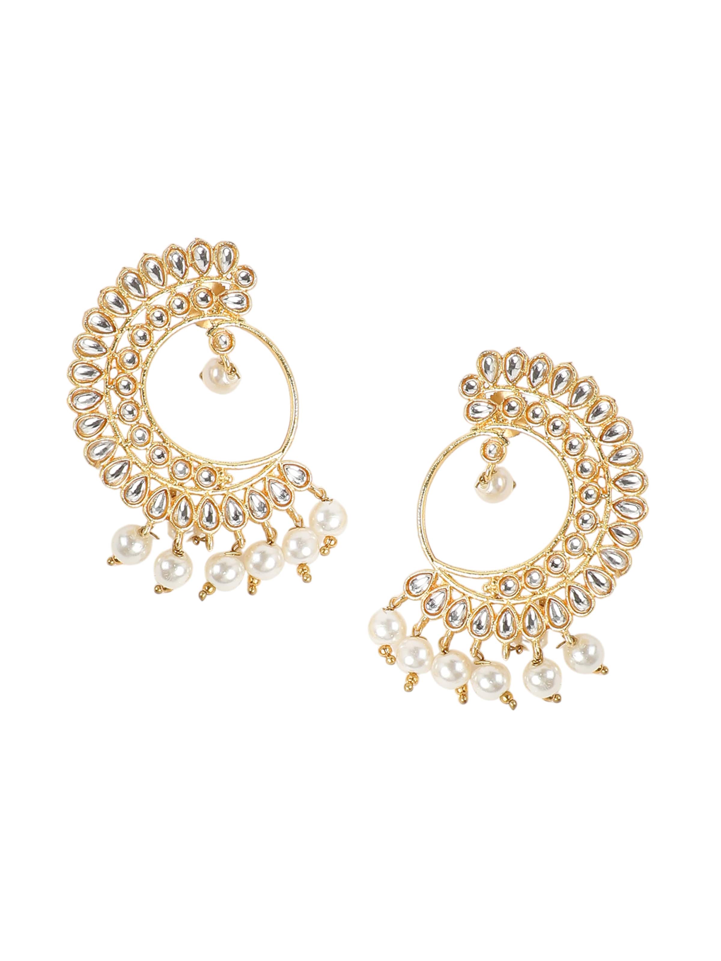 SOHI Обеци 'Sabina' в злато: отпред