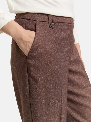 TOM TAILOR Loosefit Hose 'LEA' in Braun