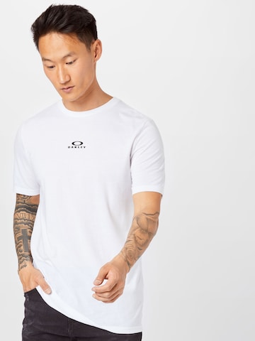 OAKLEY Functioneel shirt 'Bark' in Wit: voorkant