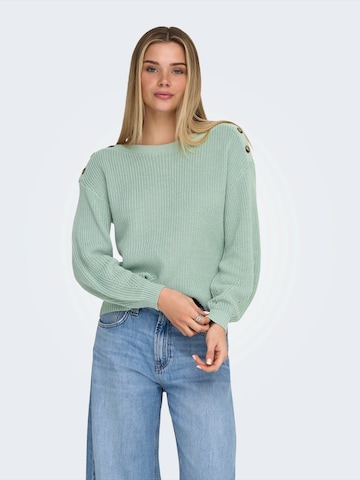 ONLY Sweater 'ONLHilde' in Green: front