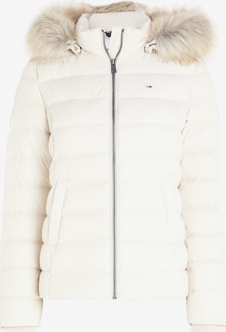 Tommy Jeans Winter Jacket 'Essential' in Beige: front