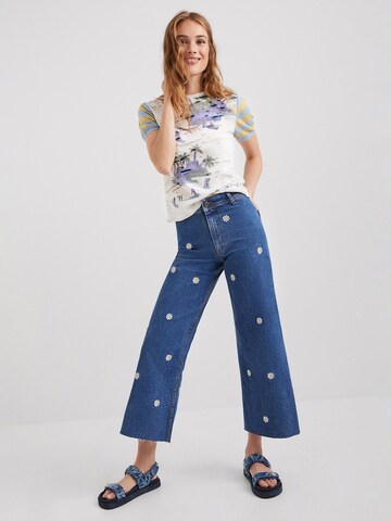 Desigual T-Shirt 'Hawai' in Weiß