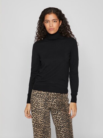 VILA Sweater 'VIComfy' in Black: front