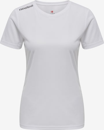 Newline - Camiseta funcional en blanco: frente