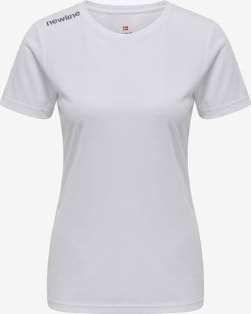 Newline Performance shirt in White: front