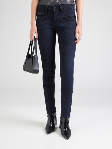 Coupe slim Jean FREEMAN T. PORTER en bleu : devant