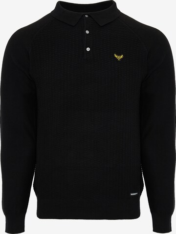 Pullover 'Thorton' di Threadbare in nero: frontale