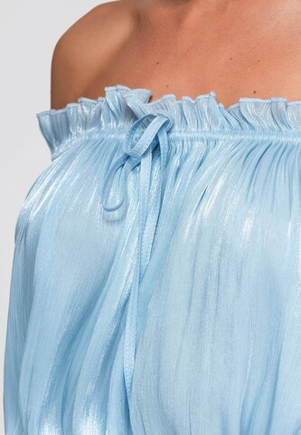 Ombre Blouse in Blauw