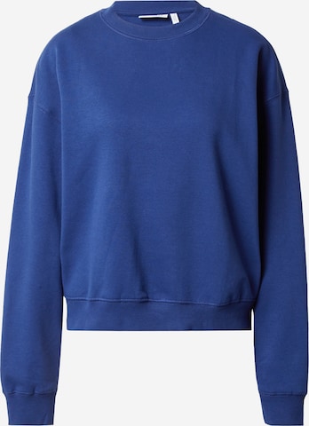 WEEKDAY Μπλούζα φούτερ 'Essence Standard' σε μπλε: μπροστά