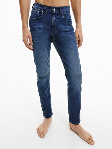 Calvin Klein Jeans Skinny Jeans in Blauw: voorkant