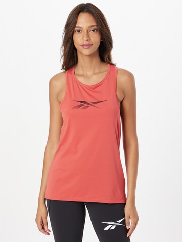 Reebok - Top em vermelho: frente