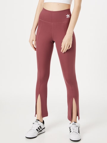 Coupe slim Leggings ADIDAS ORIGINALS en rose : devant