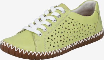 Rieker Lace-Up Shoes 'M2824' in Green: front