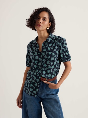 Seasalt Cornwall Bluse 'Embrace' in Blau: Vorderseite