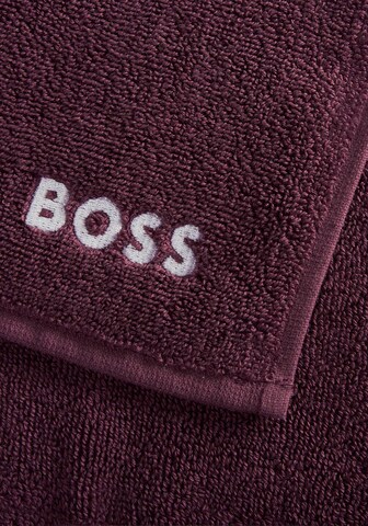 BOSS Washcloth 'PLAIN' in Red