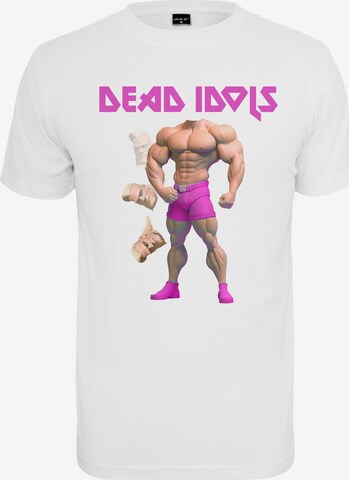 MT Men T-Shirt 'Dead Idols' in Weiß: predná strana