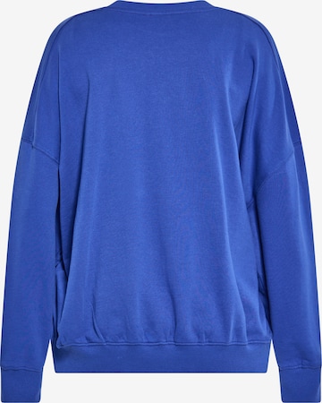 swirly Sweatshirt in Blauw