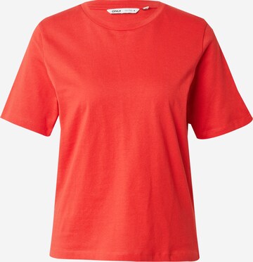 ONLY Shirt in Red: front