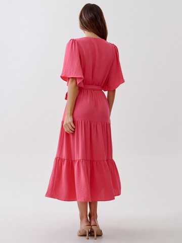 Tussah Kleid 'LOUISA' in Pink: zadná strana