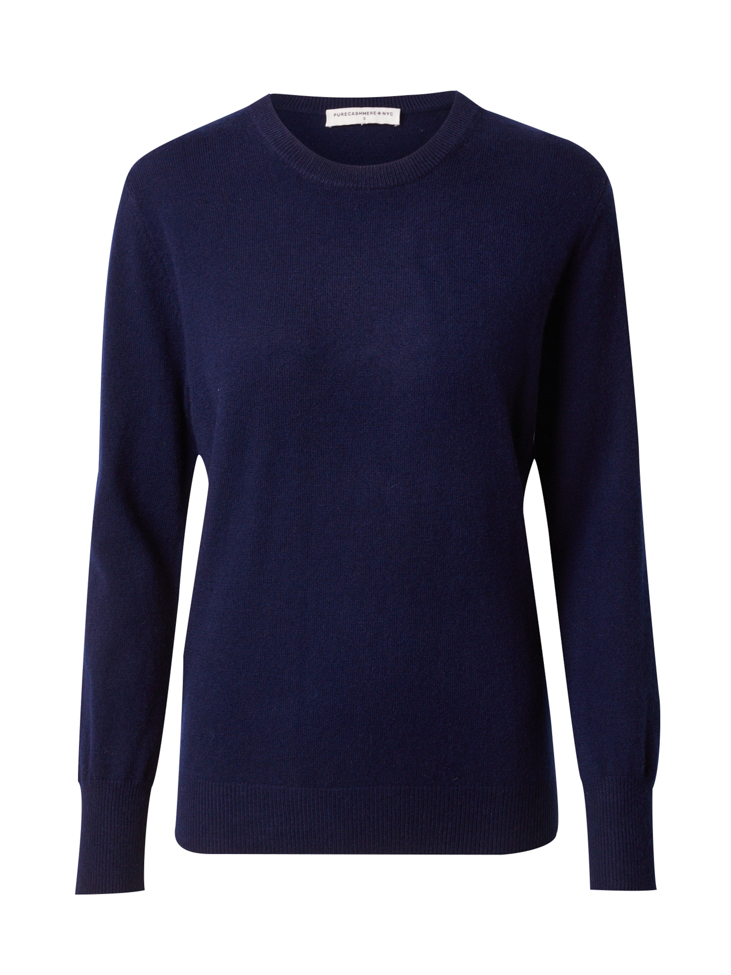 Pure Cashmere NYC Pullover 'Classic' i navy, Produktvisning