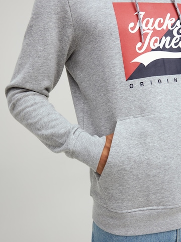 JACK & JONES Sweatshirt 'Becks' in Grau