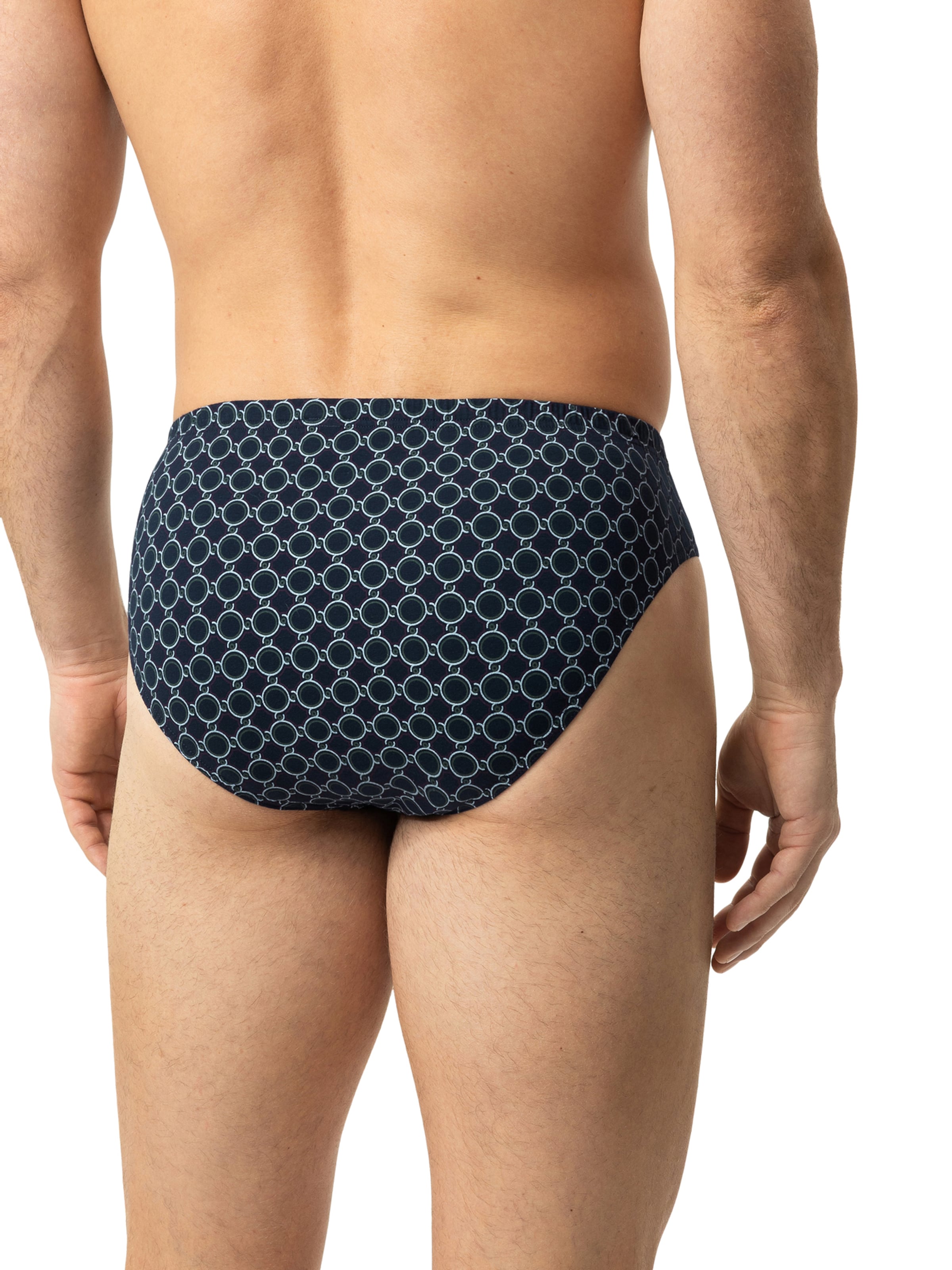 Mey Slip 'Sleek Circles' in Blauw
