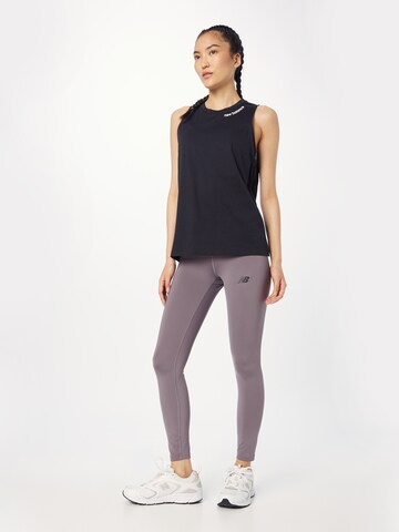 new balance Skinny Športne hlače | siva barva